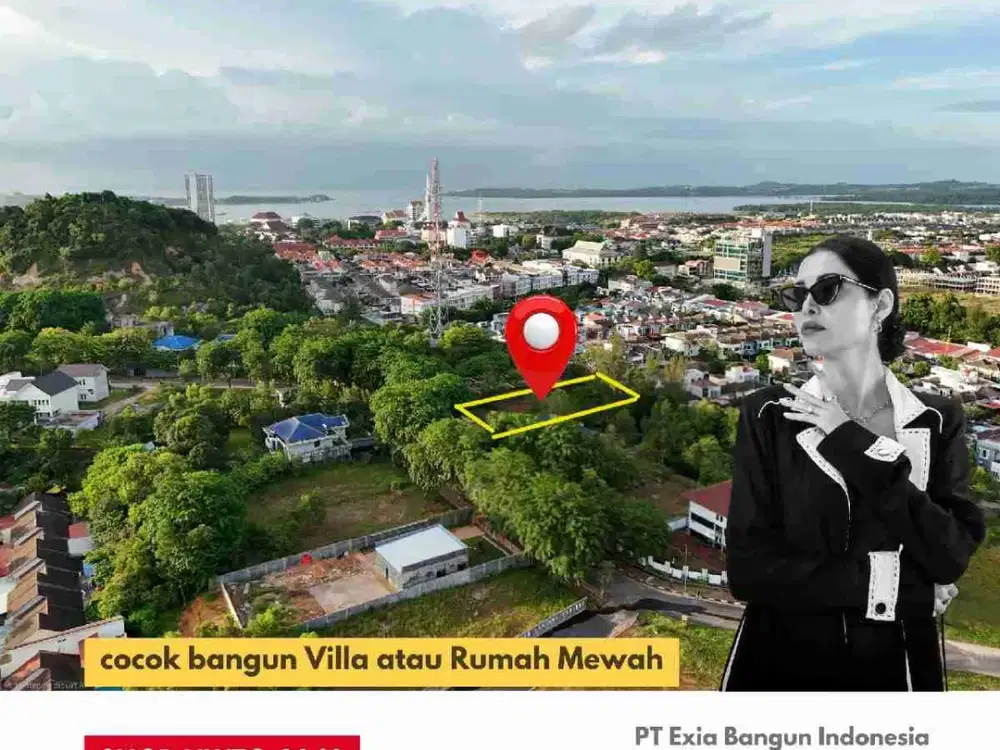 Dijual Kavling 1031 M2 di bawah harga pasar Crownhill Batam centre