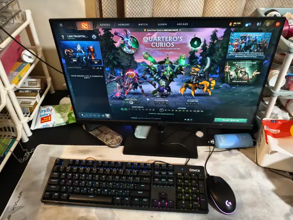 PC Gaming Intel I5 8500 VGA 1050 ti 4gb DDr5