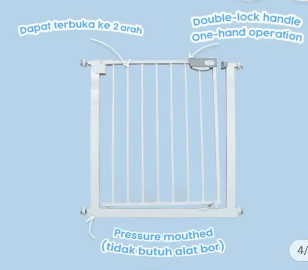 jual pintu pagar pembatas bayi anak baby safety gate murah