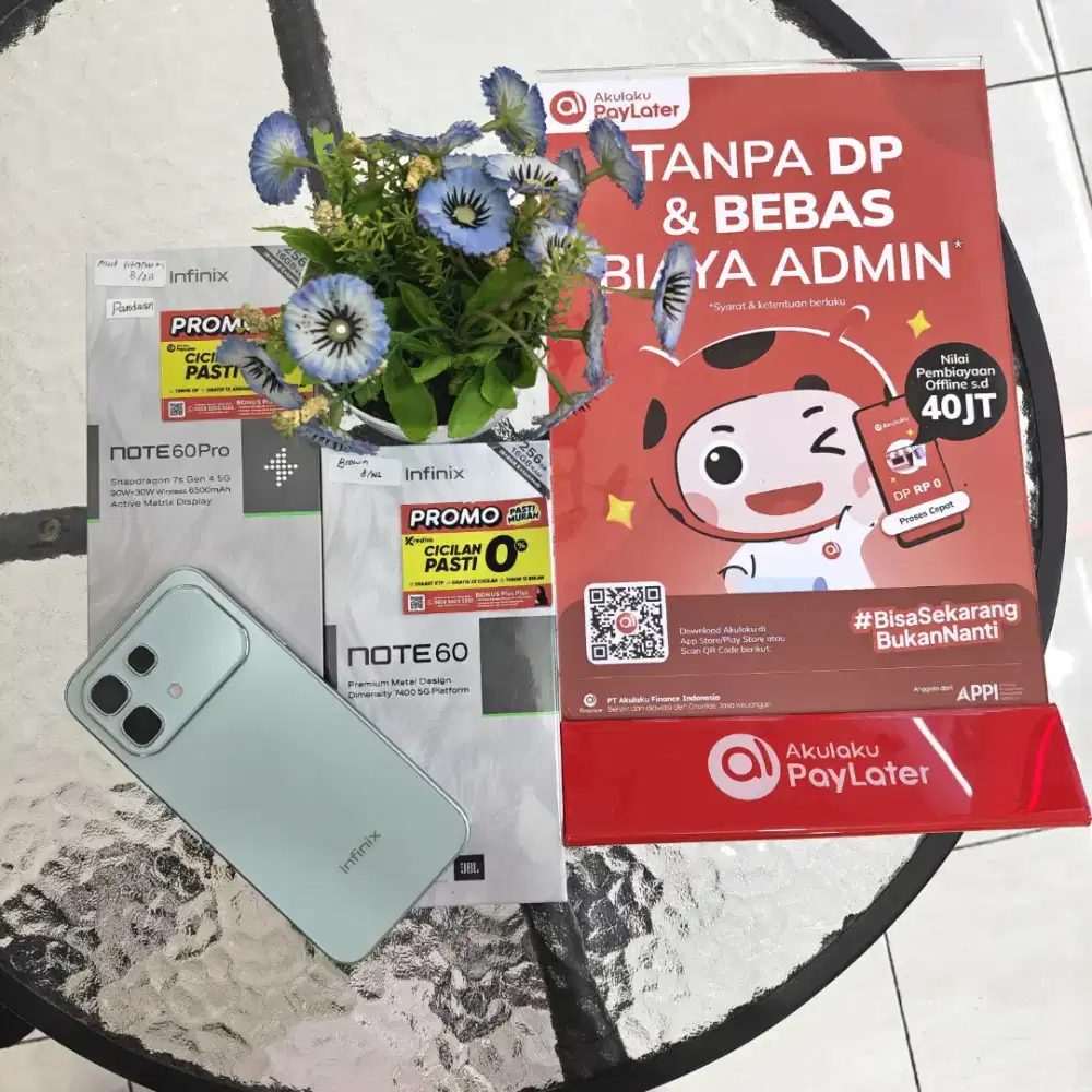 AMBIL INFINIX NOTE 60 SEKARANG, DAPET BONUSNYA SEKARANG JUGA!