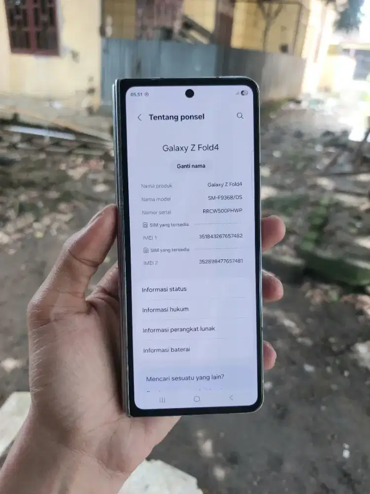 Samsung Z Fold 4 Ram 12/256