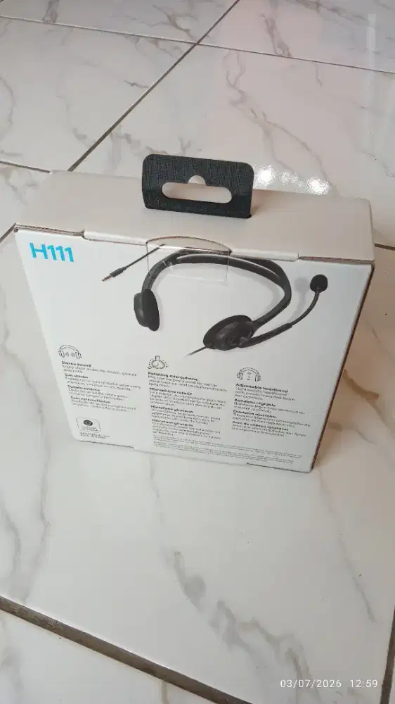 Headset stereo logitec H111