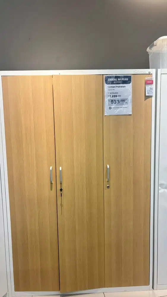 KREDIT LEMARI 3 PINTU BAHAN BESI, SYARAT HANYA KTP