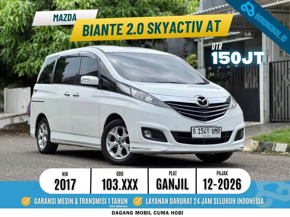 TERMURAH!!BIANTE 2.0 SKYACTIVE AT 2017 PUTIH FAVORIT