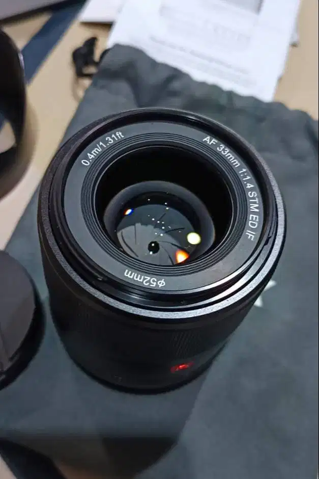 Dijual Viltrox 33mm F1.4 Sony E Mount APS-C Mulus, Autofocus Normal