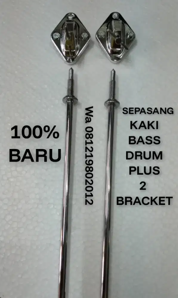 100%baru KAKI BASS DRUM CINA