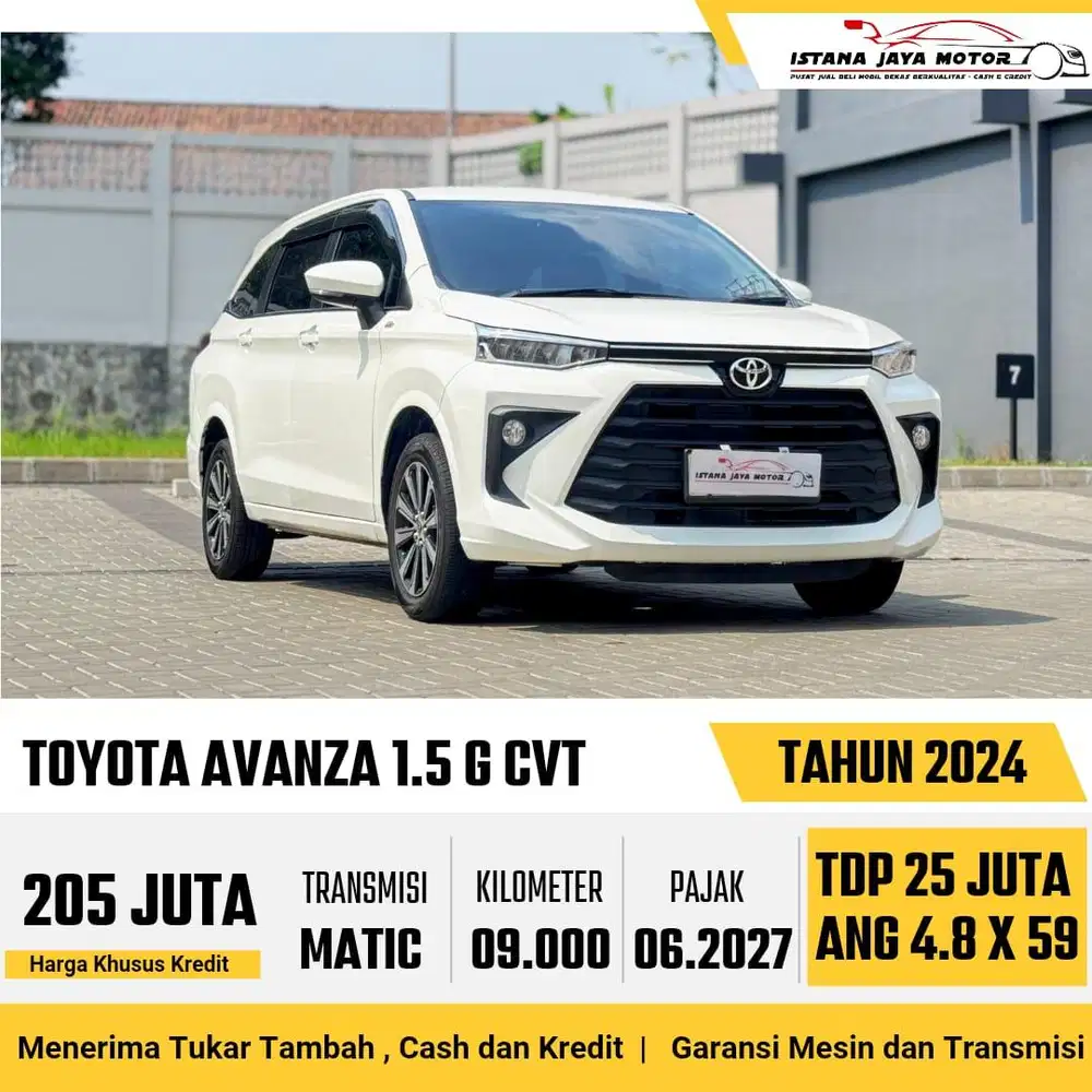KM 9RB !! Toyota Avanza G 1.5 Automatic NIK 2024 Putih