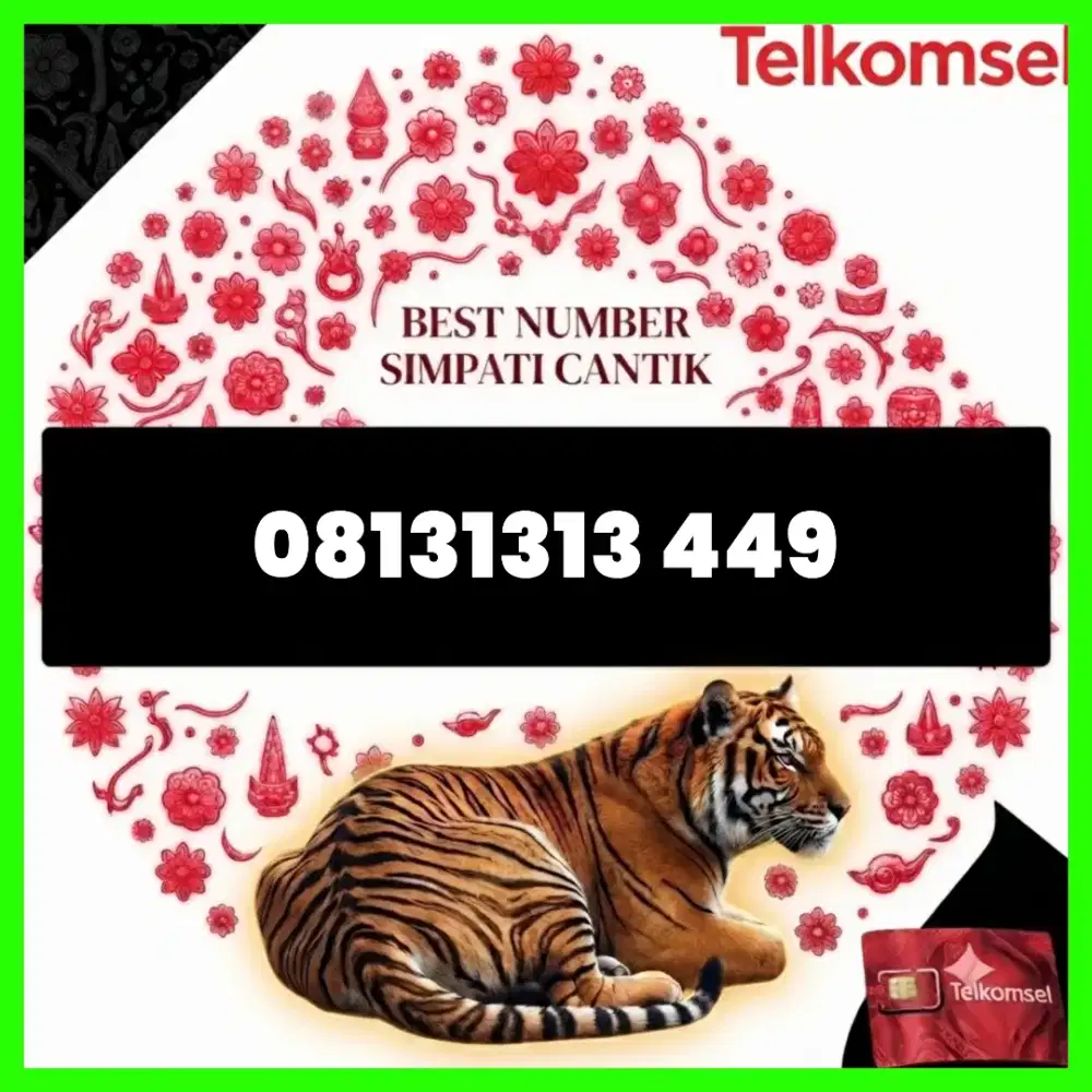 Perdano nomor cantik simpati Telkomsel 11 digit