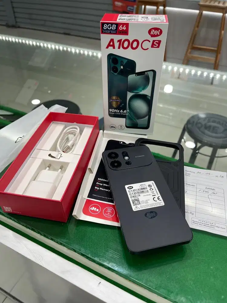 Itel A100C s 3+5/64gb likenew garansi on