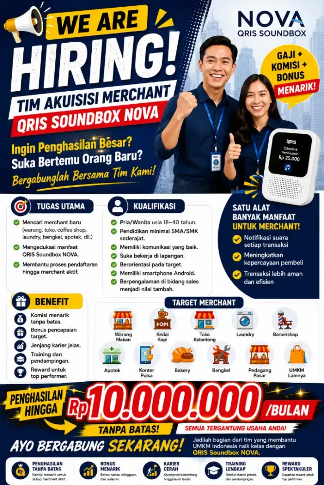 sales akuisisi qris soundbox