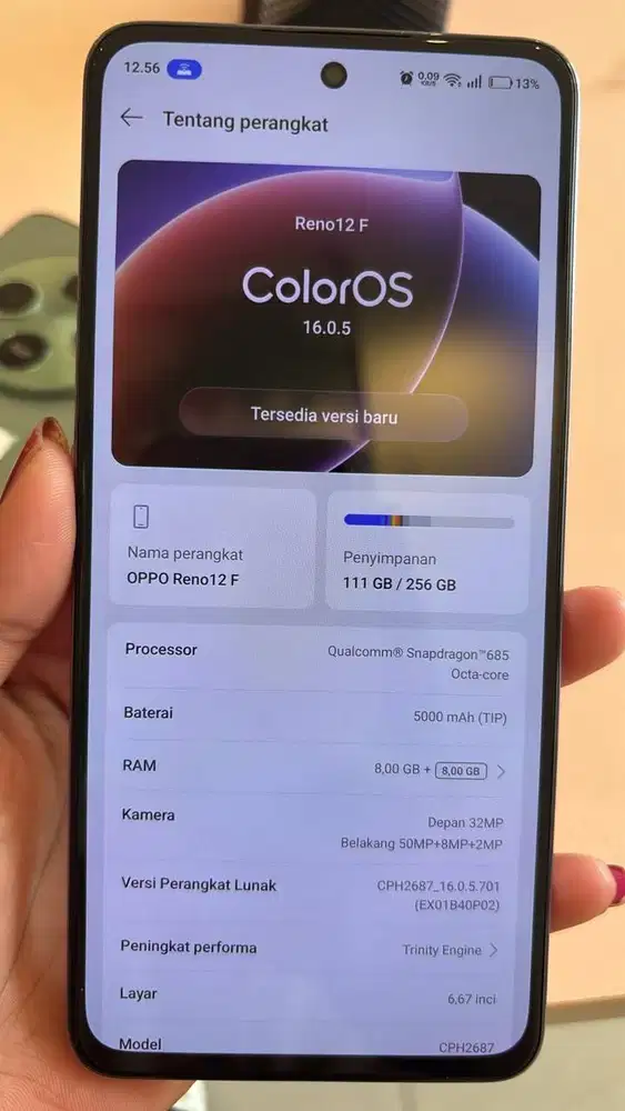 Hp oppo Reno 12 F