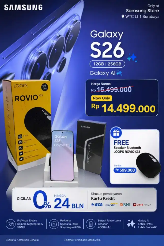 SAMSUNG GALAXY S26 SERIES || GARANSI RESMI SAMSUNG