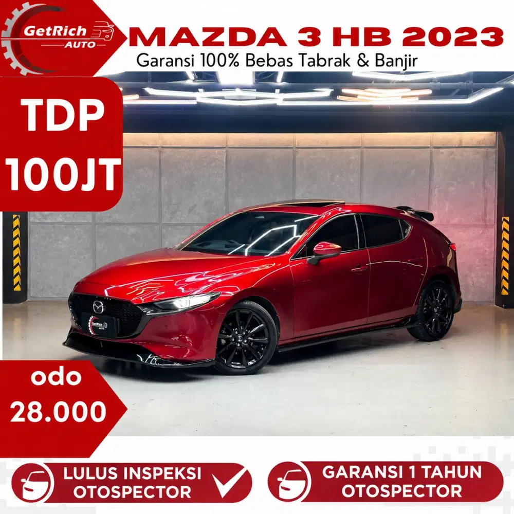 MAZDA 3 HATCHBACK SKYACTIV 2023 Merah Maroon