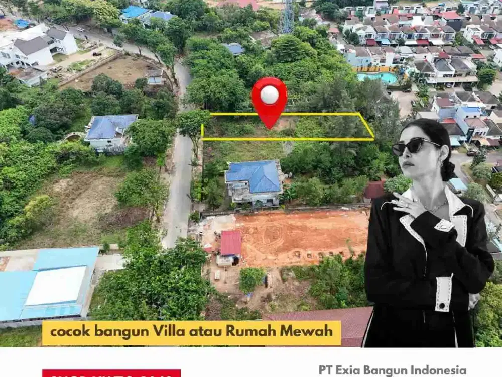yuk miliki  Kavling 1000m2 Crownhill Batam Center