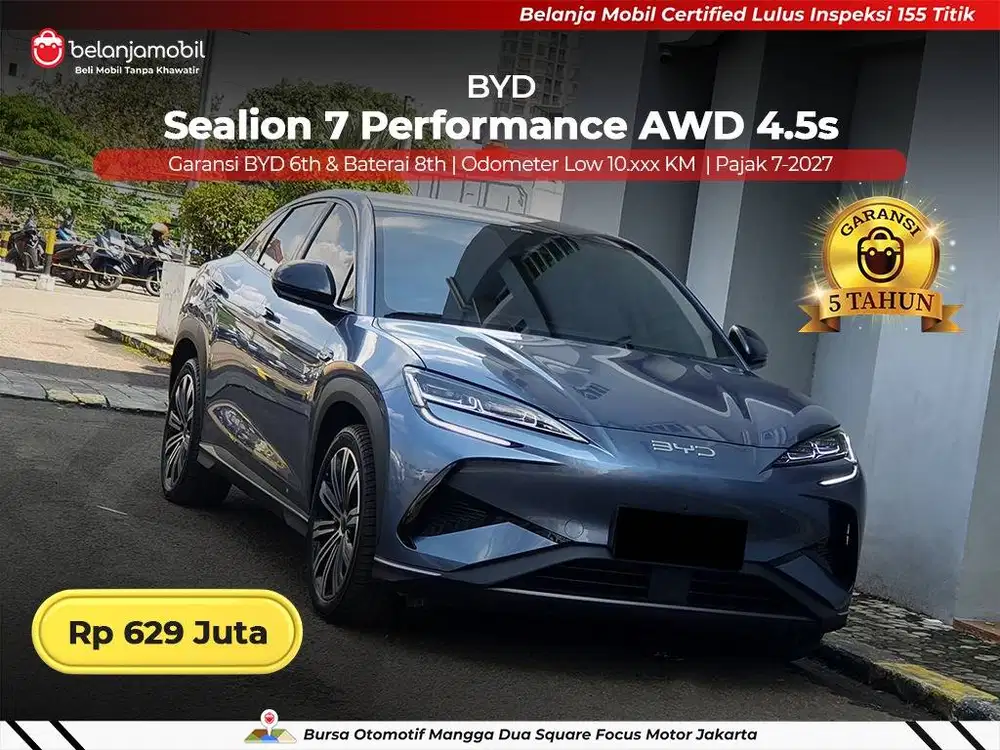 [ AWD - KM 10RB ] BYD Sealion 7 Performance 4.5s AT 2025/2026