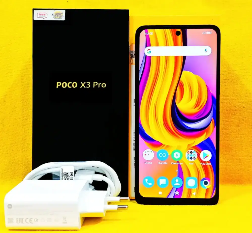 POCO X3 PRO 6+2GB/128GB LENGKAP ORI