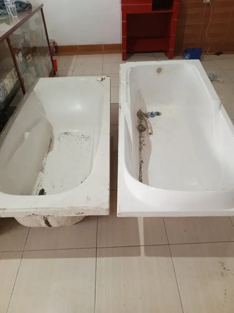 Bathtub second bekas salon