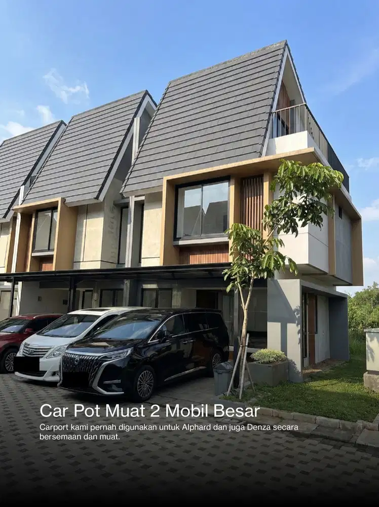DIJUAL CEPAT (BU) — OVER KREDIT Rumah HOOK 3 LANTAI | LakeHomeSerpong