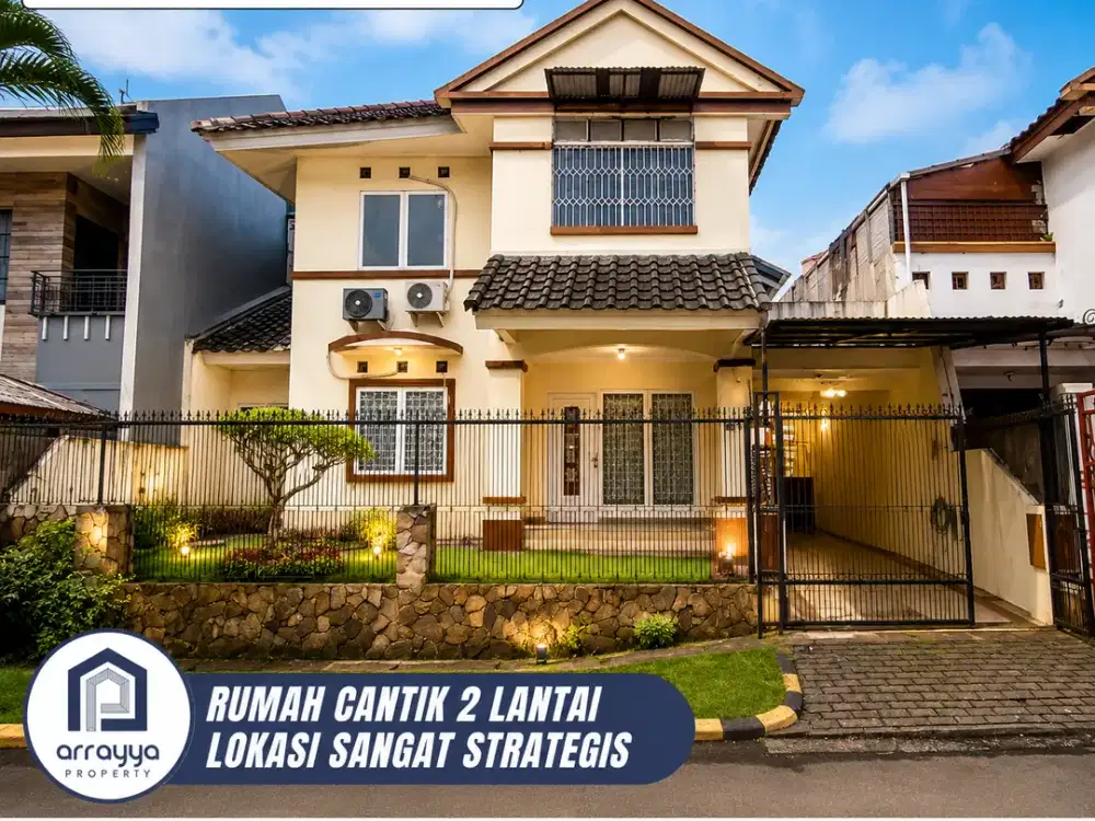 RUMAH CANTIK 2 LANTAI STRATEGIS DI PUSPITA LOKA BSD CITY (DMB68)