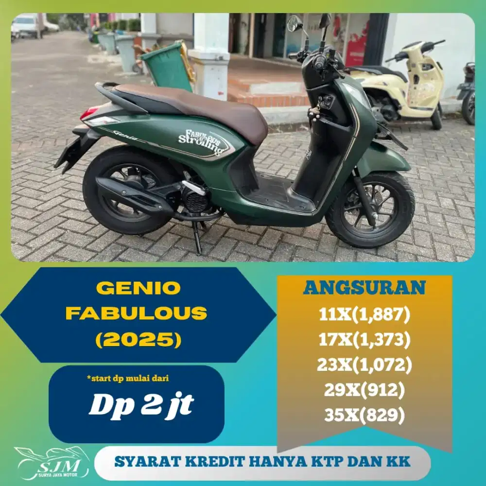HONDA GENIO FABUOLUS 2025 MESIN HALUS