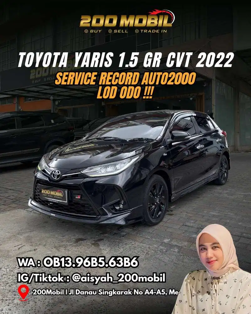 Toyota Yaris 1.5 GR Cvt 2022 Bensin