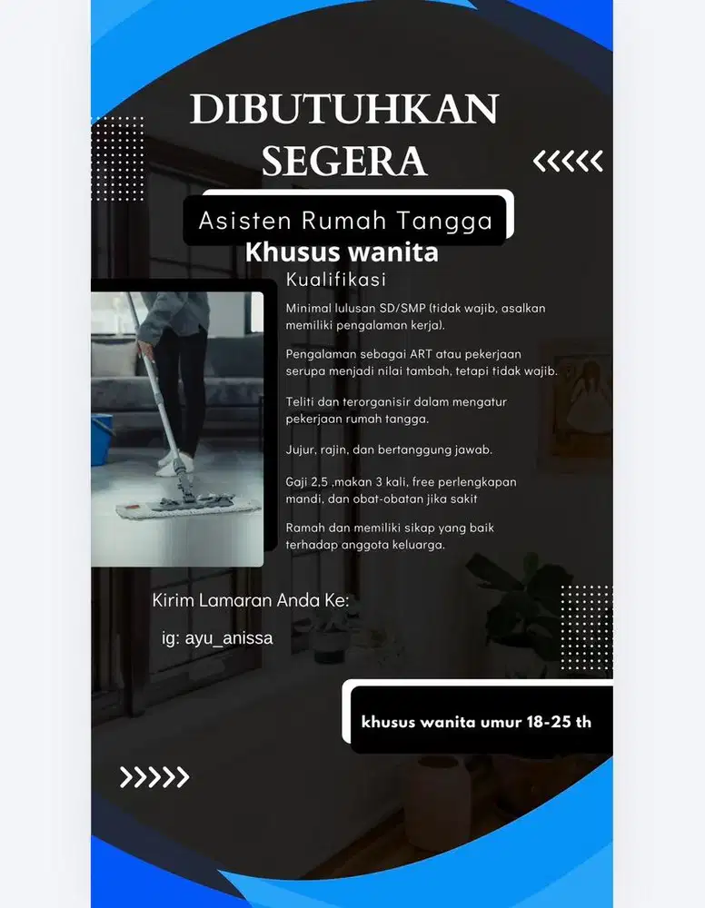 Dicari ART segera