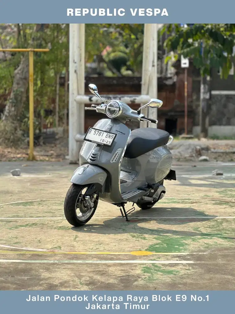 TERMURAH PIAGGIO VESPA PRIMAVERA 150 NEWMODEL TH 2024 WARNA GREY