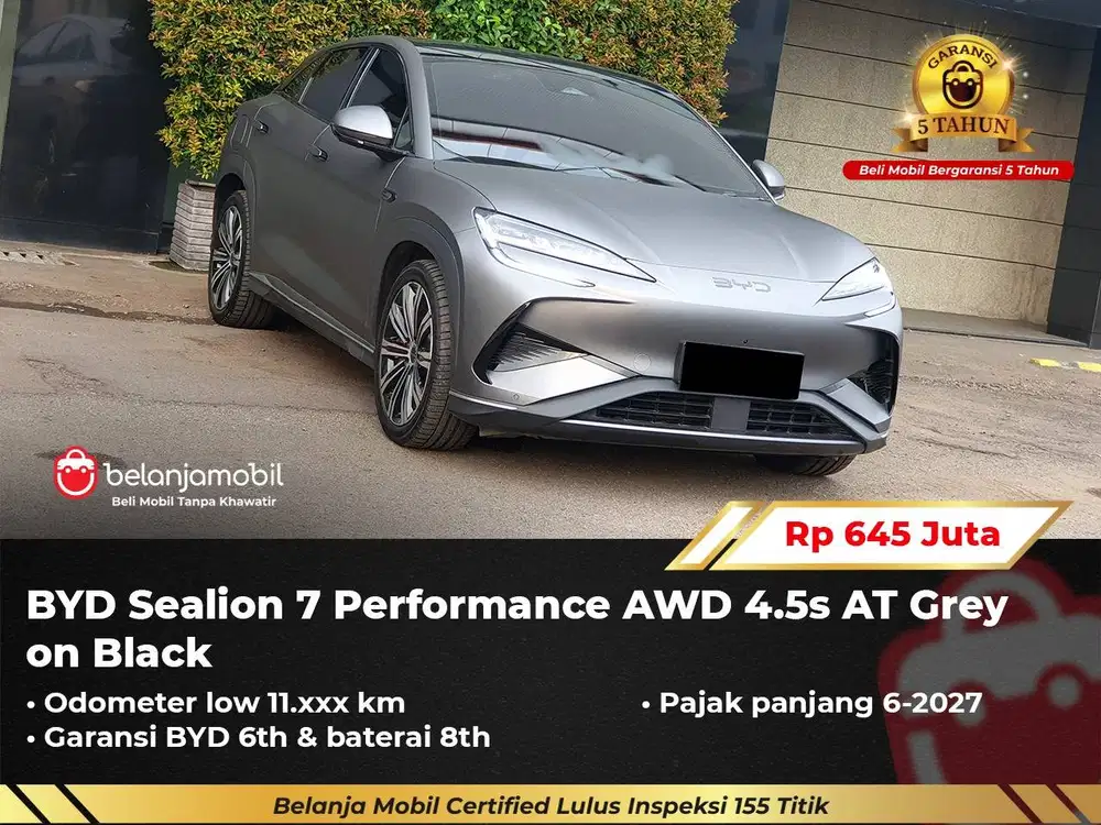 [ AWD - LOW KM ] BYD Sealion 7 Performance 4.5s AT Grey 2025/2026