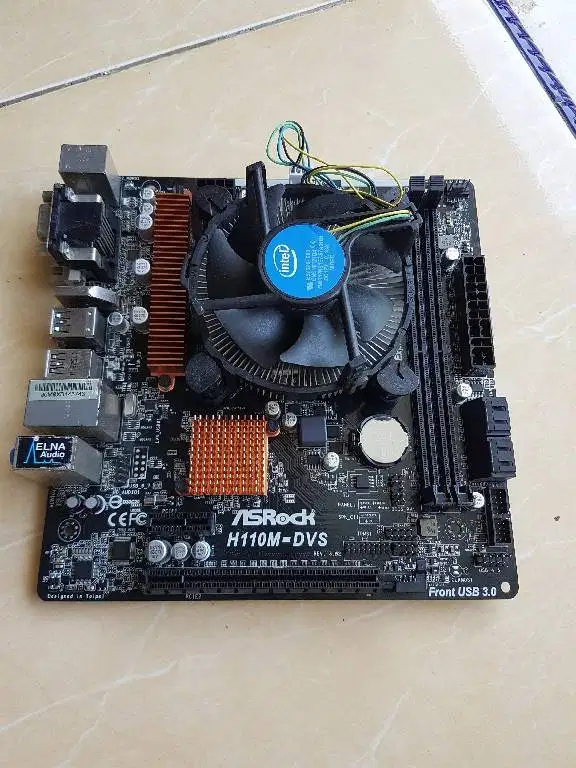 Sepaket Intel Core i5 6500T | ASRock H110M-DVS lga 1151 gen 6 dan 7