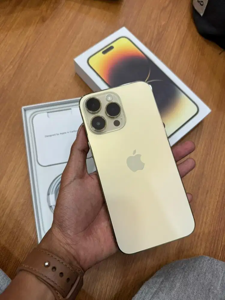 Iphone 14 pro max 128gb gold