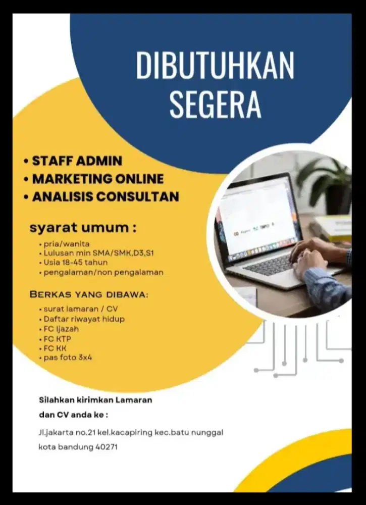 LOKER GRATIS BANDUNG 2026
