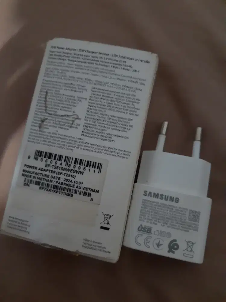 Dijual bu Charger 25w ori samsung