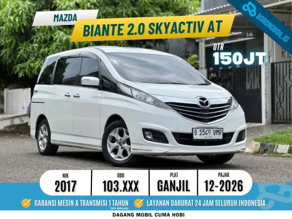 [TERMURAH] Mazda Biante 2.0 AT Putih 2017