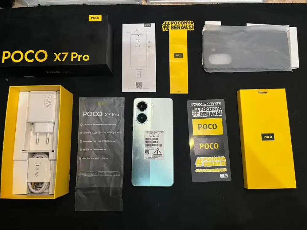 POCO X7 PRO 12/512 USIA 2 MINGGU 100% MULUS