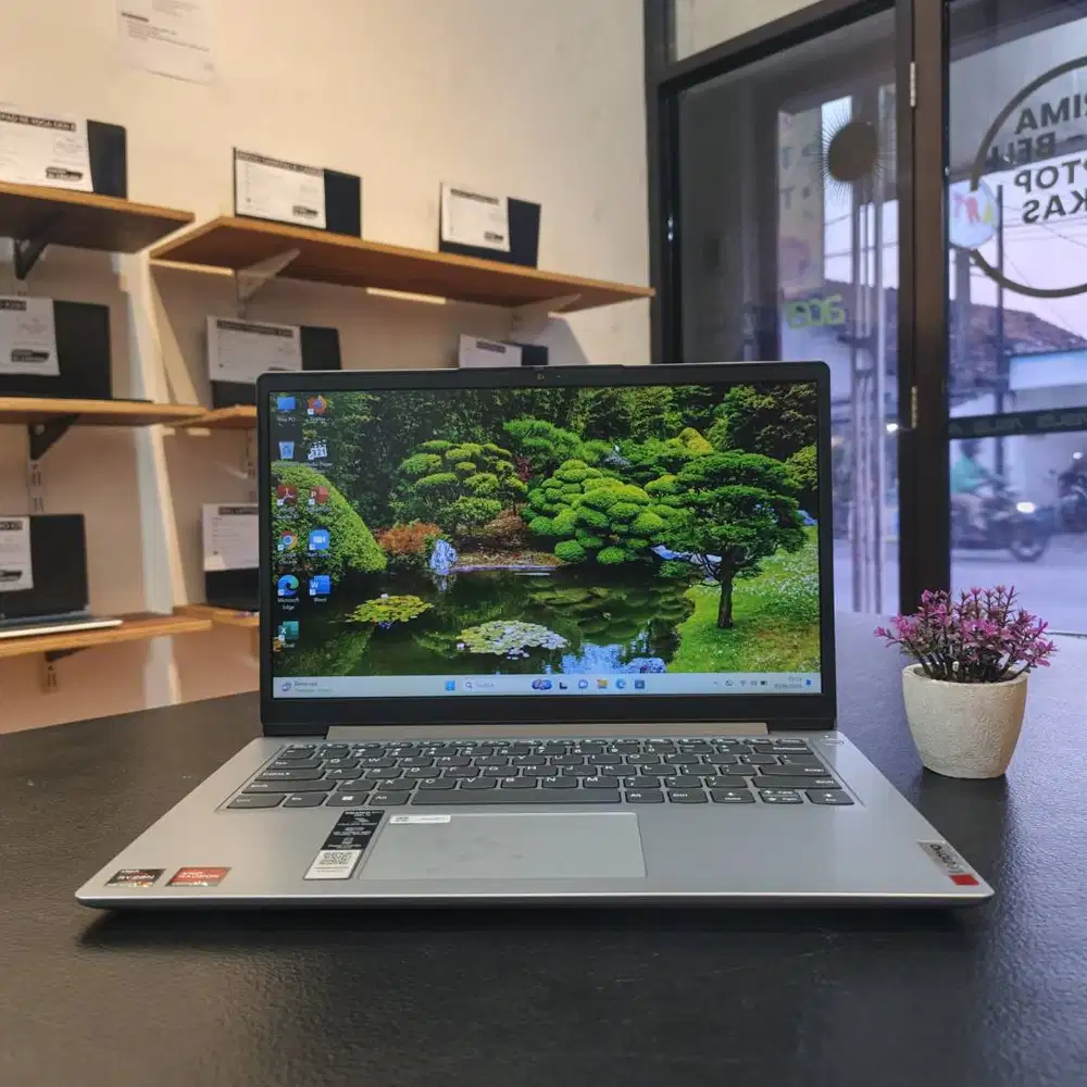 BU!!DIJUAL MURAH LAPTOP BERGARANSI RESMI DARI LENOVO 14AMN7//RYZEN 3-7