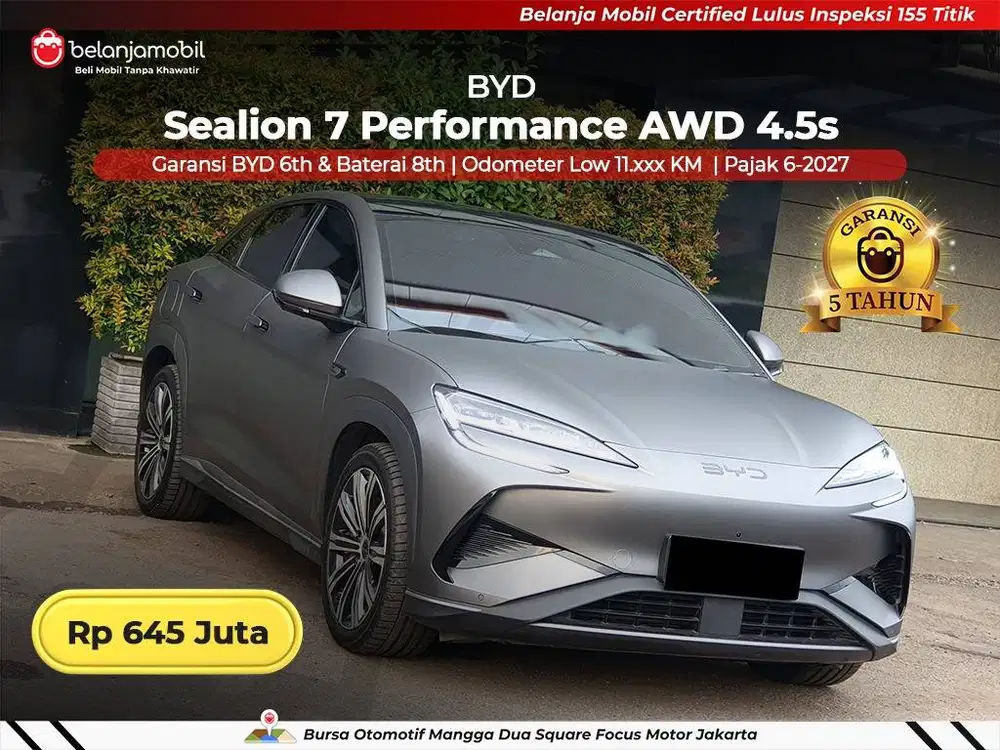 [ AWD - LOW KM ] BYD Sealion 7 Performance 4.5s AT Grey 2025/2026