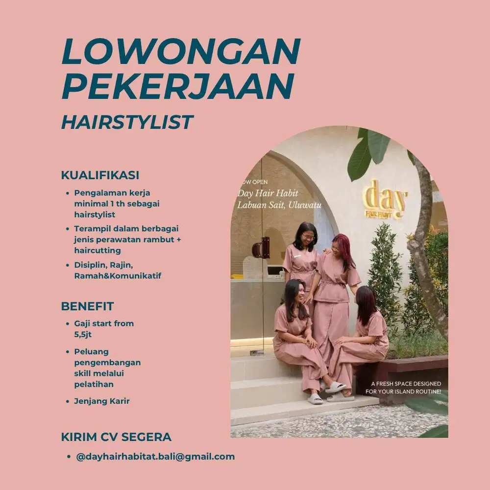 Dicari Hairstylist Berpengalaman