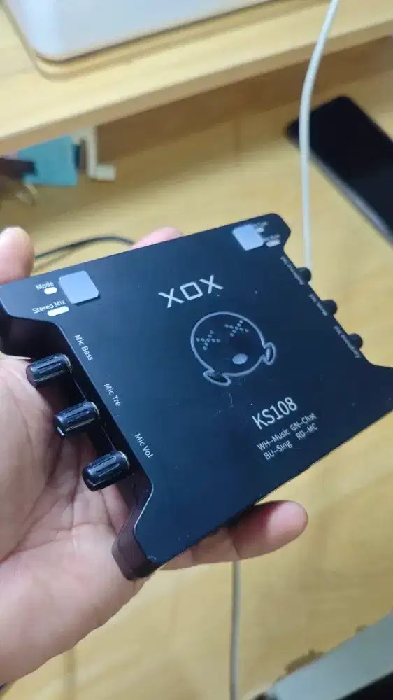 Jual Sound Card XOX KS108 USB Live Streaming, Recording & Karaoke