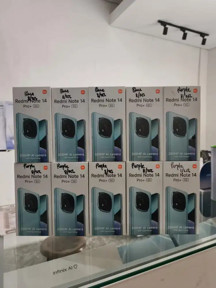 Xiaomi Redmi Note 14 Pro+ 5G8/256 New Garansi Resmi Promo Bandung