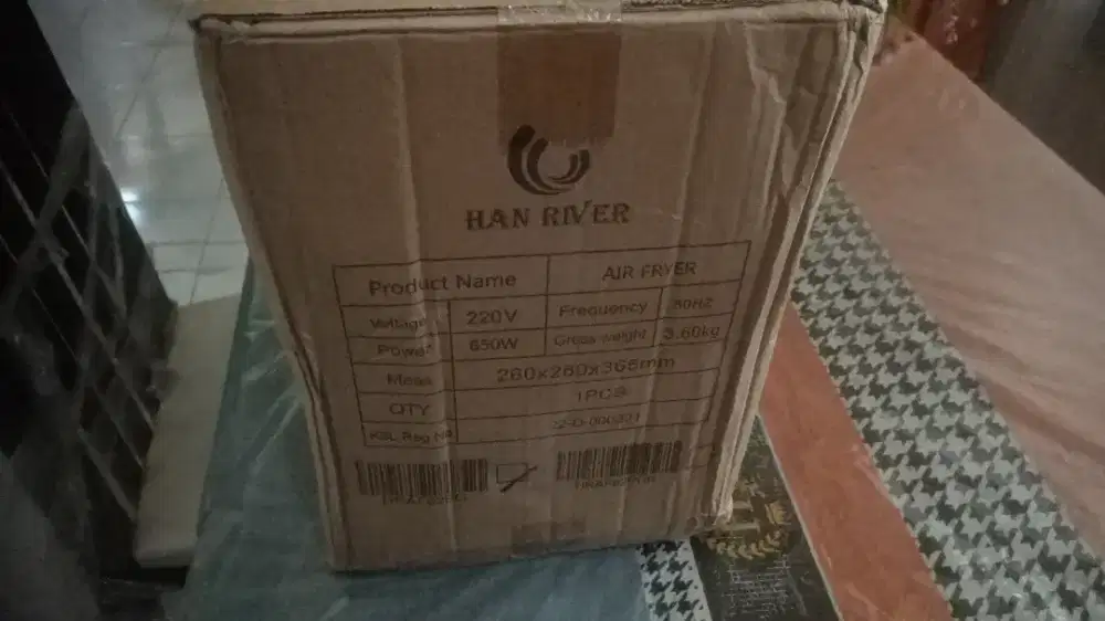JUAL RUGI!! Air Fryer Han River 4L HRAF02BG BARU SEGEL | COD