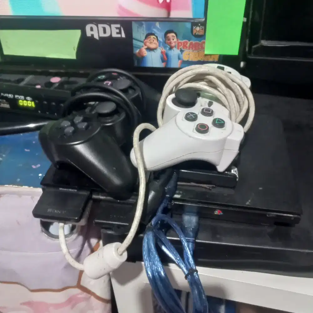 Jual PS 2 slim hardisk