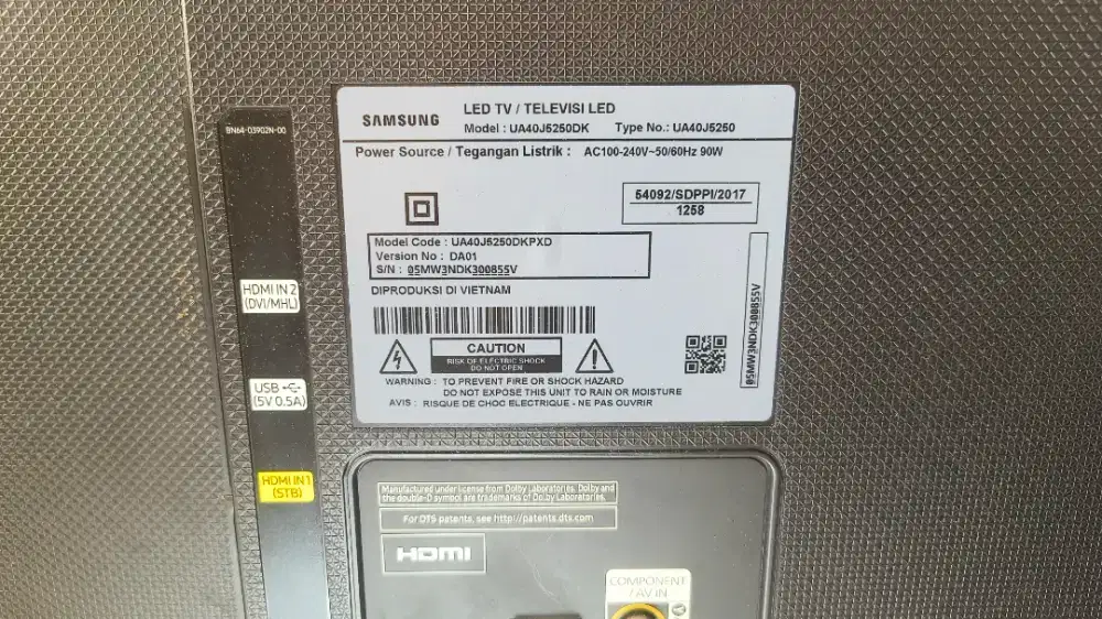 Samsung LED TV / smart TV 40 inch
