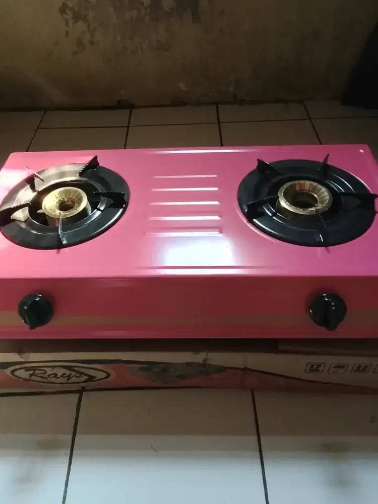 Jual kompor dua tungku merk rays