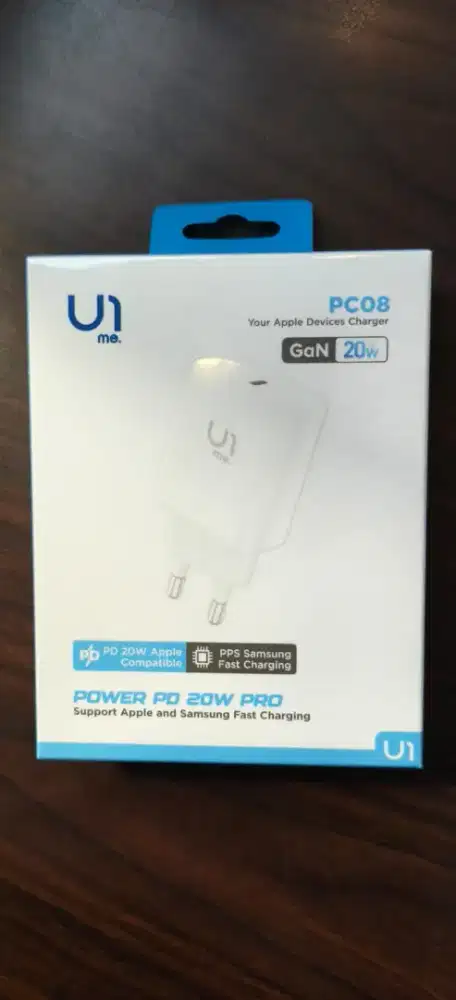 U1me PC08 Adapter Charger USB Type C PD 20W PRO