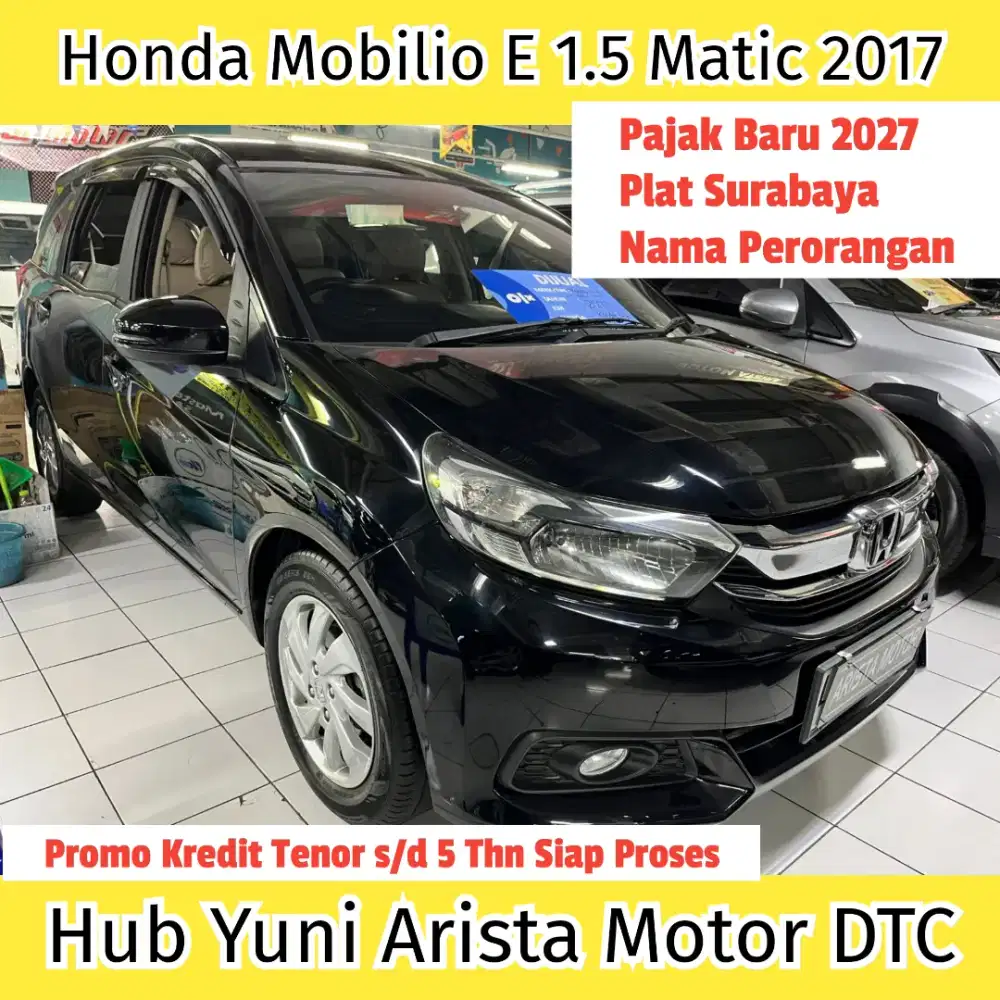 Honda Mobilio E 1.5 Matic 2017 PjkBaru PlatSBY Terawat Siap Pakai