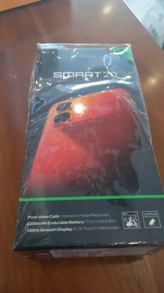 Infinix Smart 20 ex hadiah  warna orange