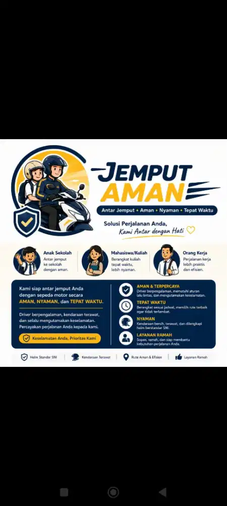 Antar Jemput anak sekolah dan umum