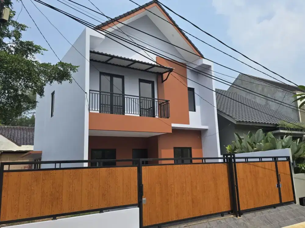 Rumah Baru Jadi - Lebar 10 di Griya Loka BSD