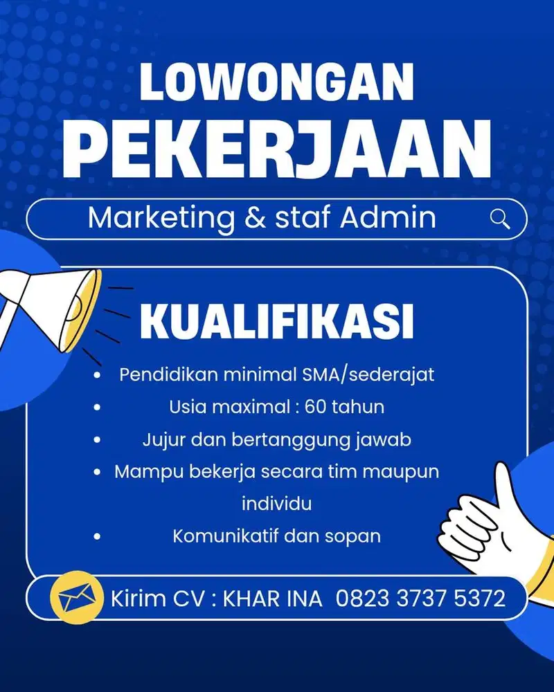 LOWONGAN KERJA jenjang karir