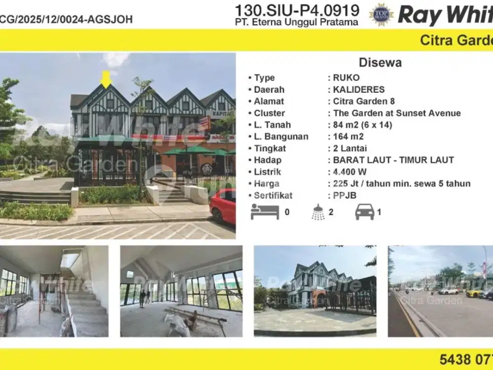 Jual Ruko Eksklusif Hook Citra Garden 8 Jakarta Barat 0023-agsjoh